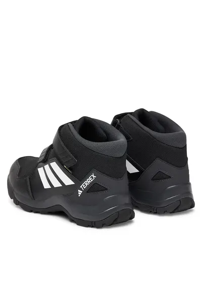 Pantofi sport copii - trekking - velcro - negru - tesatura