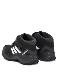 Pantofi sport copii - trekking - velcro - negru - tesatura -