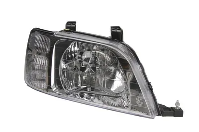 Far Dreapta (H4, electric, fara motoras, culoare insertie: cromat, culoare semnalizator: transparent) potrivit HONDA CR-V I