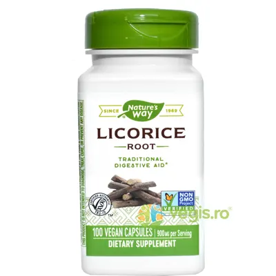 Licorice 450mg (Lemn dulce) 100cps Secom