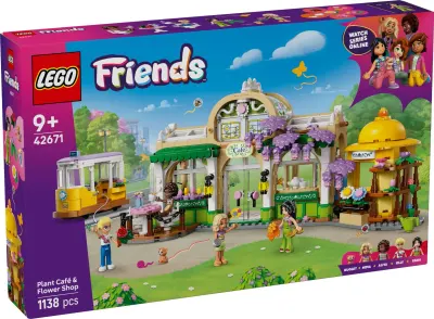 LEGO® Friends - Cafenea cu multe plante si florarie (42671)