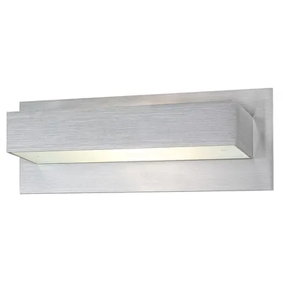 Corp iluminat de perete, aplica, lumina TANI perete, QT-DE12, patrat, aluminiu periat, max. 120 W