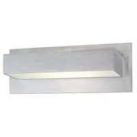 Corp iluminat de perete, aplica, lumina TANI perete, QT-DE12, patrat, aluminiu periat, max. 120 W,
