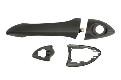 Maner usa Fata Stanga potrivit BMW X5 (E53) 3.0-4.8 2000-2006 - (extern, cu orificiu pentru incuietoare, textura neagra)