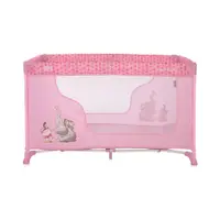 Patut pliabil pentru copii Lorelli Moonlight Mellow Rose Fellows, deschidere laterala cu fermoar, geanta de transport