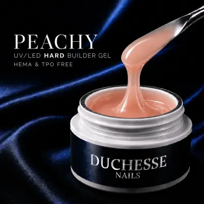 Hard Gel UV/LED Constructie Unghii, Autonivelant, HEMA & TPO FREE, Nuanta Peachy, 30g - Default Title