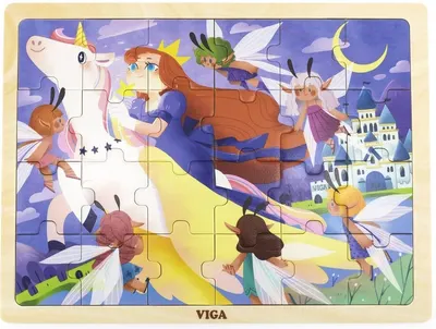 Puzzle din lemn Viga - Basm, 24 piese