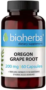 Oregon Grape Root, 200 mg, 60 capsule, Bioherba