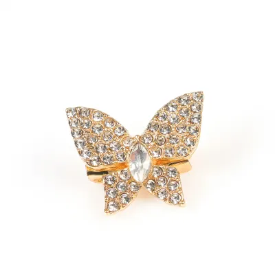 Brosa martisor fluture delicat cu pietre stralucitoare