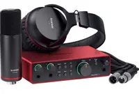 Set de studio Focusrite - Scarlett 2i2 Studio, 4th Gen, roşu/negru