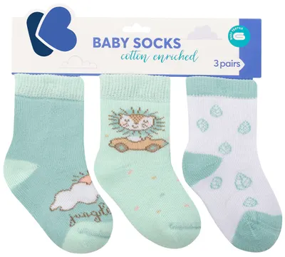 Sosete termice bebelusi Kikka Boo - 2-3 ani, 3 buc., Jungle King