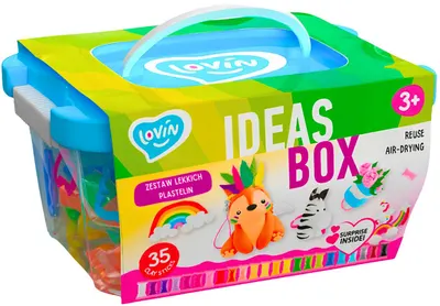 Set creativ cu plastilină Lovin - Cutie de idei