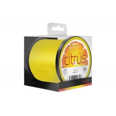 Fir monofilament Delphin CITRUS 1200 m, galben 0.30 mm