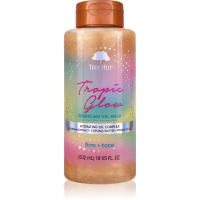 Tree Hut Tropic Glow Foaming Gel Wash gel de dus hidratant pentru stralucire 532 ml