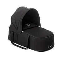 Landou portabil, Jane, Montare in carucior, Cu manere, Cu salteluta 95% materiale reciclate cu protectie UPF50, 67x29.5x43 cm, 0-9 Kg, Coal