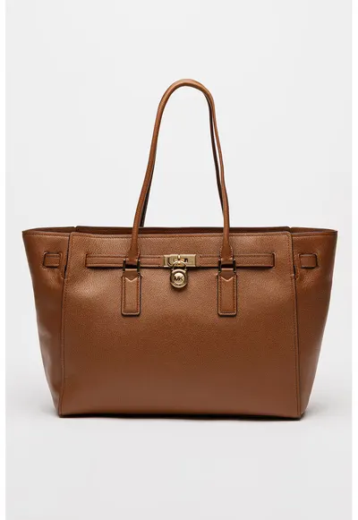 Geanta shopper din piele Hamiltone Moderne - Caramel