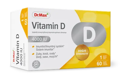 Dr. Max Vitamina D 4000UI, 60 capsule