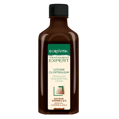 Lotiune cu petroleum Tratament Expert, Gerovital, Farmec | 100 ml