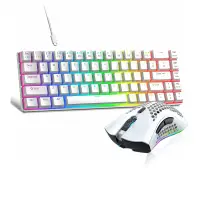 Set Gaming Timebox, Red Swtich, 60%, Wireless, : Tastatura Mecanica Gaming, Alb - Default Title