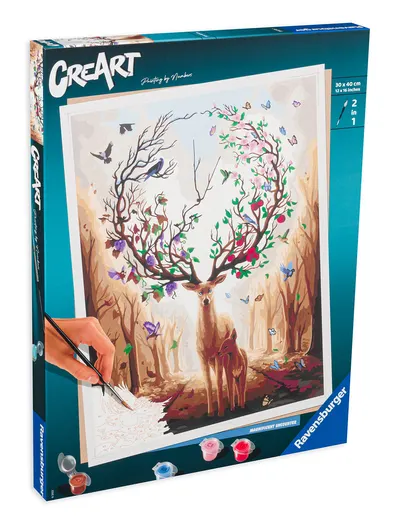 Set de pictură Ravensburger CreArt - Căprioare magnifică