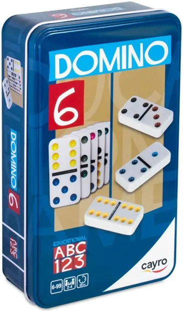Dominouri colorate pentru cunoscători (cutie metalică)