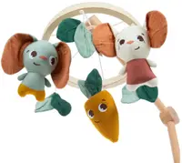 Carusel din lemn Tiny Love Garden of Adventures - Eroii eco