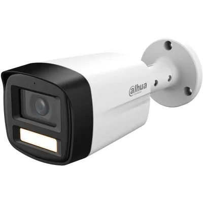 Camera HDCVI Full Color Dahua HAC-HFW1509TLM-A-LED-0360B-S3, 5MP, lentila 3.6mm, lumina calda 40m, microfon, IP67