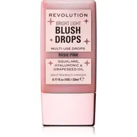 Revolution Bright Light Blush Drops fard de obraz lichid