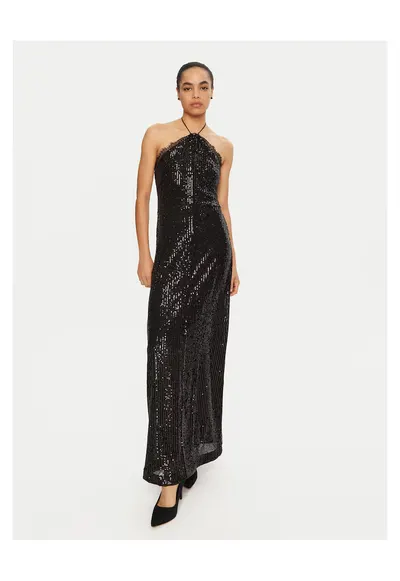 Rochie de seara dama negru - fabricatie de calitate