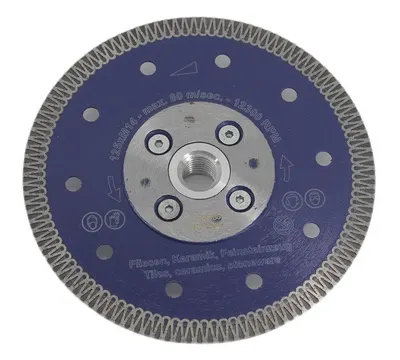Disc DiamantatExpert pt. Ceramica dura, portelan, gresie 125xM14 (mm) Super Premium - DXDH.3901.125.M14
