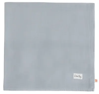 Scutec pentru bebeluși Cotton Hug - 120 х 120 cm, albastru