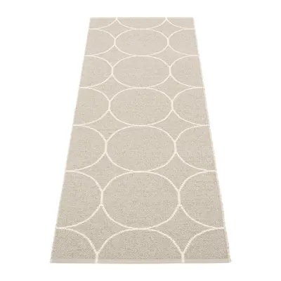 Covor tip traversă pentru interior și exterior crem 70x200 cm Boo Linen – Pappelina
