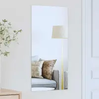 vidaXL Ogledna de perete Dreptunghiular 40 x 80 cm sticlă securizată