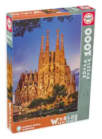Puzzle Educa din 1000 de piese - Sagrada Familia, Barselona