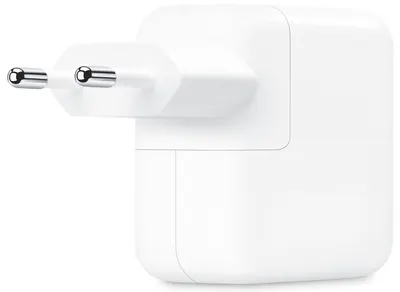 Încărcător Apple - Dual Power Adapter, USB-C, 35W, alb