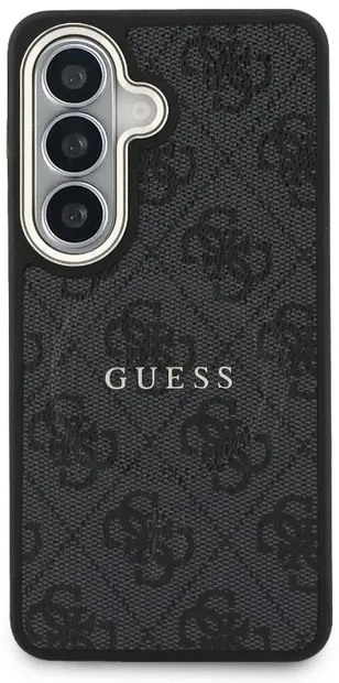 Husă Guess – 4G Gold Frame, Galaxy S26, MagSafe, negru