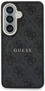 Husă Guess – 4G Gold Frame, Galaxy S26, MagSafe, negru