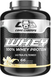 100% Whey Protein Ultra-Filtered, vanilie, 2270 g, Core Champs by Kai Greene
