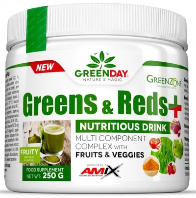 GreenDay Greens & Reds+, 250 g, Amix