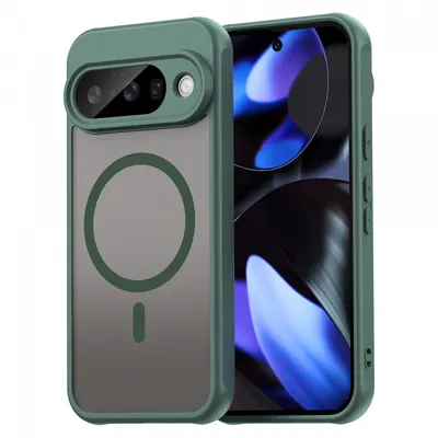 Husa MagSafe pentru Google Pixel 10, Techsuit, HaloFrost II, Verde