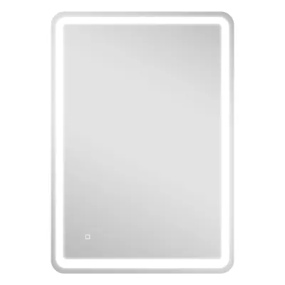 kleankin Oglinda pentru Baie cu Lumini LED, 70x 4 x 100cm, Argintiu | Aosom Romania