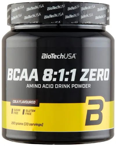 BCAA 8:1:1 Zero, coca cola, 250 g, BioTech USA