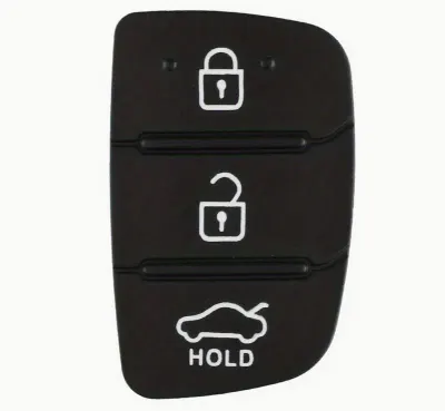 Membrana Cauciuc Butoane Cheie Auto 3 Butoane – Compatibila Hyundai, Kia – Pad pentru Telecomanda, Inlocuire Tastatura Cheie