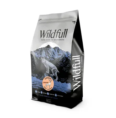 Wildfull Cat : Hrana uscata ultra-premium pentru pisici, cu vanat: 10kg