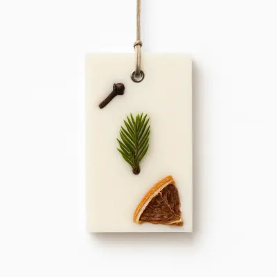 Odorizant dulap din ceară de soia Christmas spice – Portocală & Cuișoare, ediție limitată - Dreptunghi
