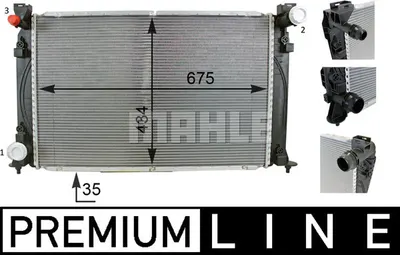 Radiator apa racire motor AUDI A6 5.2 intre 2006-2011