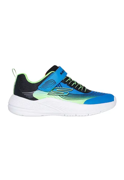 Pantofi sport cu velcro Microspec Advance - Negru/Turcoaz