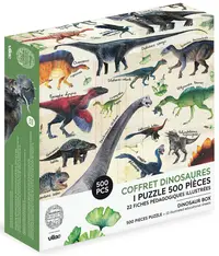 Puzzle Vilac din 500 piese - Dinozauri