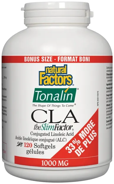 Tonalin CLA, 120 capsule, Natural Factors