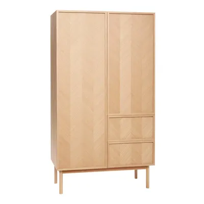 Șifonier din lemn de stejar 100x180 cm Herringbone – Hübsch